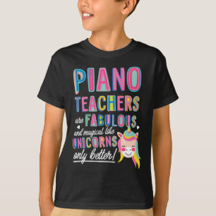 Klavierlehrer sind fabelhaft magisch wie Einhörner T-Shirt