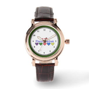 Klavierlehrerin Watch Armbanduhr
