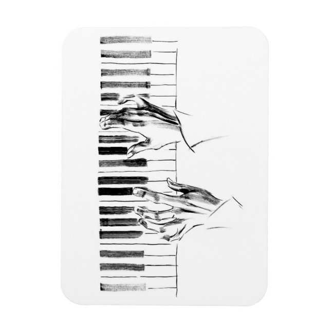 Klaviermusik Magnet (Vertikal)