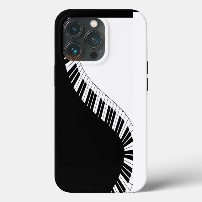 Klaviermusikdesign Case-Mate iPhone Hülle (Rückseite)