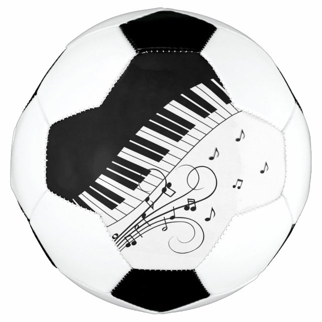 Klaviermusikdesign Fußball (Vorderseite)