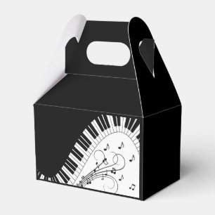 Klaviermusikdesign Geschenkschachtel