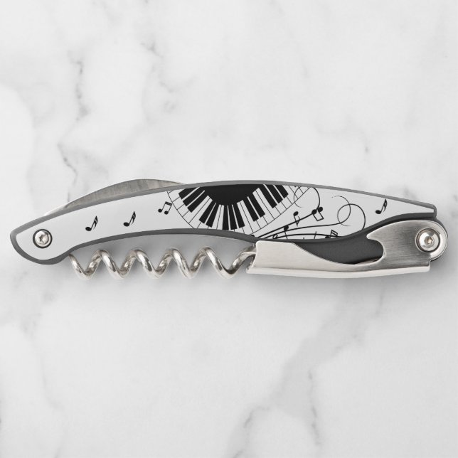 Klaviermusikdesign Kellnermesser (Rückseite)