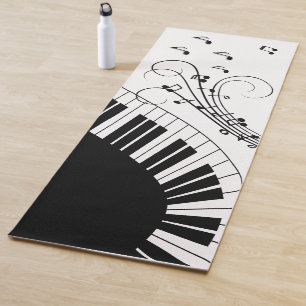Klaviermusikdesign Yogamatte