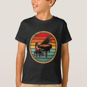 Klaviermusikinstrument Tastatur Musician Sheet T T-Shirt
