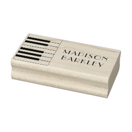 Klaviermusiklehrer Gummistempel