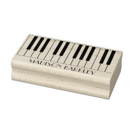 Klaviermusiklehrer Gummistempel