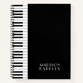Klaviermusiklehrer Notizbuch