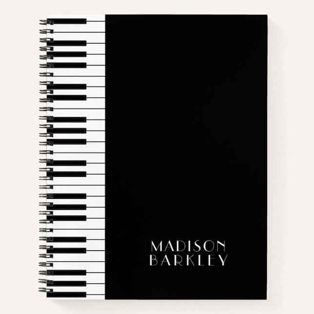Klaviermusiklehrer Notizbuch (Vorderseite)