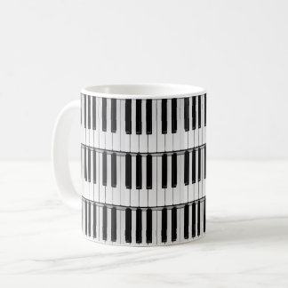 Klaviermuster Kaffeetasse