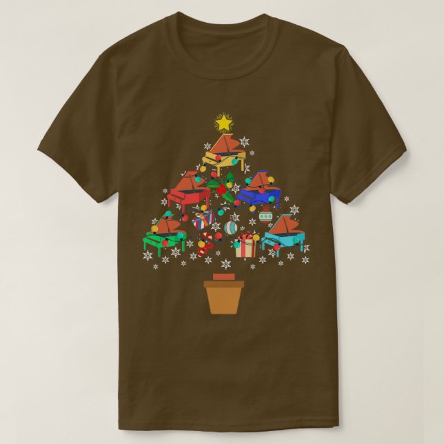 Klavierpajamas  T-Shirt (Design vorne)