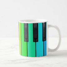 Klavierschlüssel entwarf Tasse