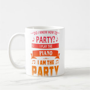 Klavierspieler Kaffeetasse