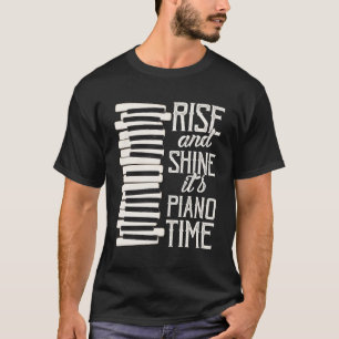 Klavierspielerin Geschenk Musiklehrer Student Appr T-Shirt