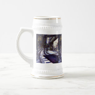 Klavierstühlen Bierglas