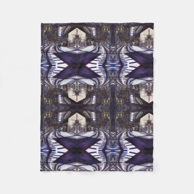 Klavierstühlen Fleecedecke (Vorderseite)