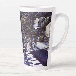 Klavierstühlen Milchtasse