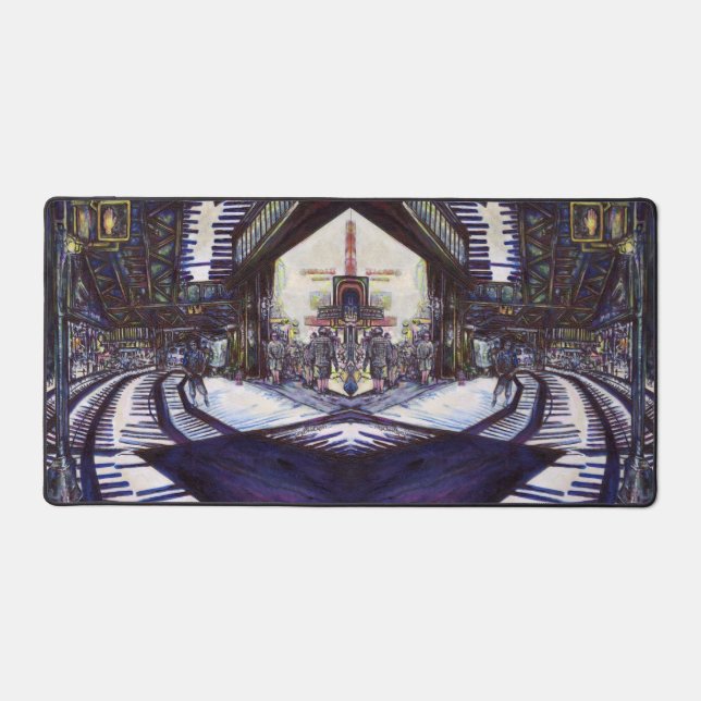 Klavierstühlen Schreibtischunterlage (Vorderseite)