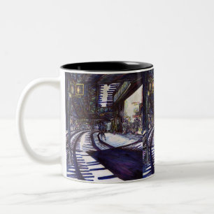 Klavierstühlen Zweifarbige Tasse