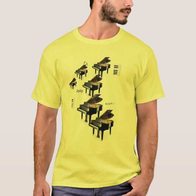 Klaviert-stück T-Shirt (Vorderseite)