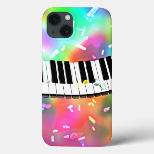 Klaviertastatur buntes Musikthema, Case-Mate iPhone Hülle