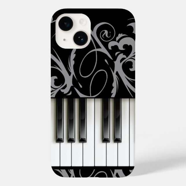 Klaviertastatur Case-Mate iPhone 14 Hülle (Rückseite)
