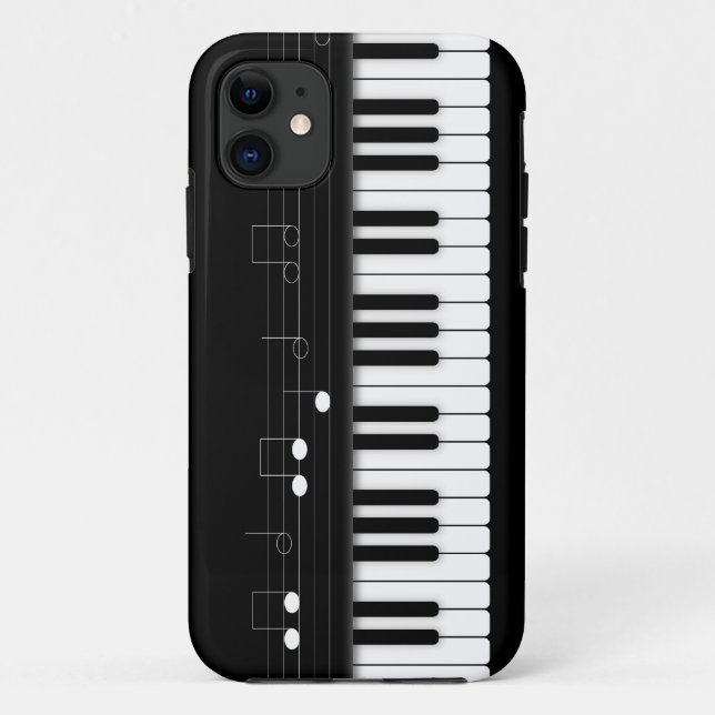 Klaviertastatur Case-Mate iPhone Hülle (Rückseite)