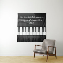 Klaviertastatur Design Wandteppiche