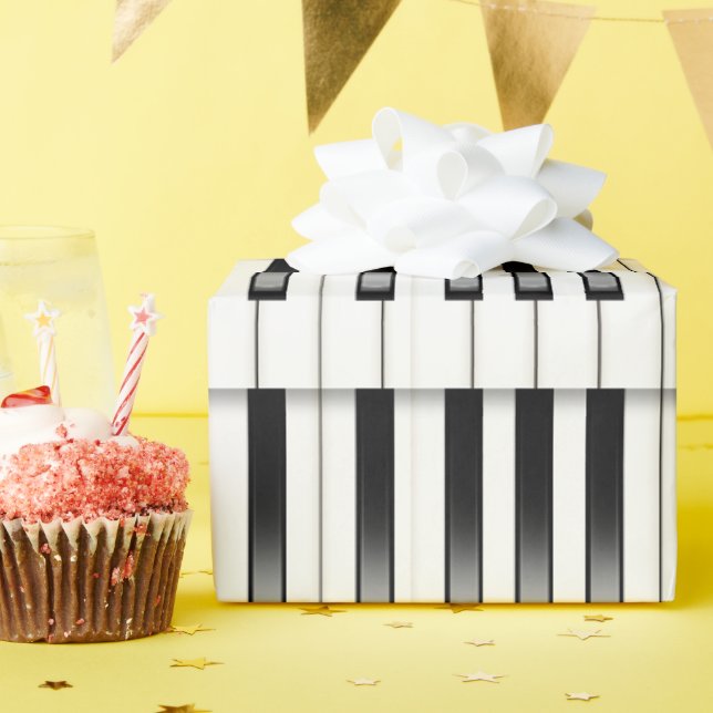 Klaviertastatur Geschenkpapier (Geburtstagsparty)
