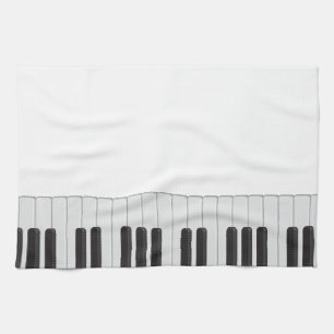 Klaviertastatur Geschirrtuch