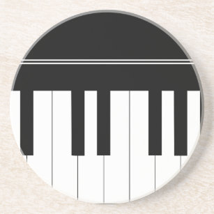 Klaviertastatur Getränkeuntersetzer