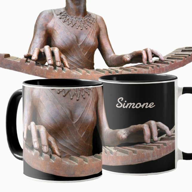 Klaviertastatur Klaviermusik Tasse (Von Creator hochgeladen)
