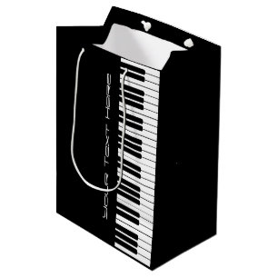 Klaviertastatur Mittlere Geschenktasche Geschenktüte