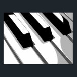 Klaviertastatur Pop Art Print Poster<br><div class="desc">Klaviertastatur Pop Art Print</div>