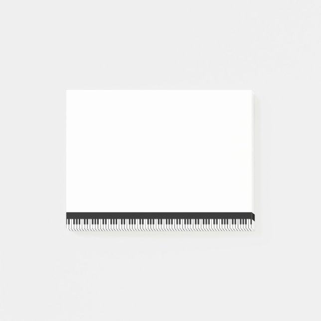 Klaviertastatur Postit-Notizen Post-it Klebezettel (Vorderseite)