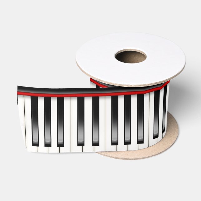 Klaviertastatur Satinband (Spule)