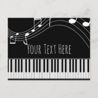 Klaviertastatur und musikalische Bemerkungen