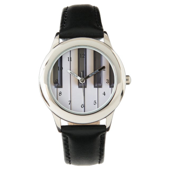 Klaviertasten Armbanduhr (Vorderseite)