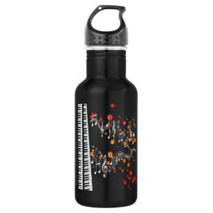 Klaviertasten Edelstahlflasche