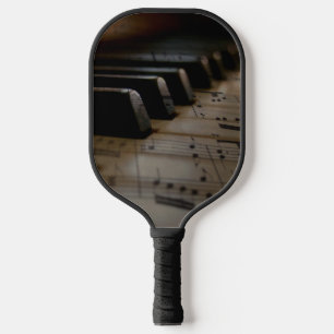 Klaviertasten für antike Musik Pickleball Schläger