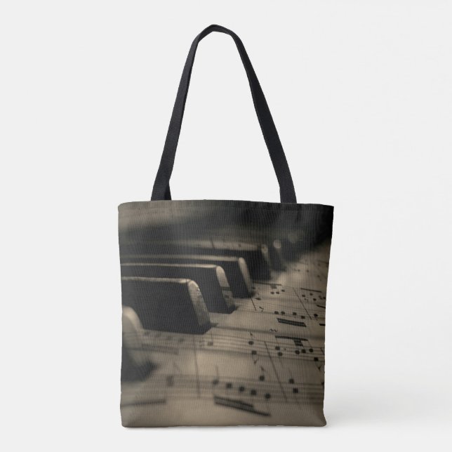 Klaviertasten für antike Musik Tasche (Rückseite)