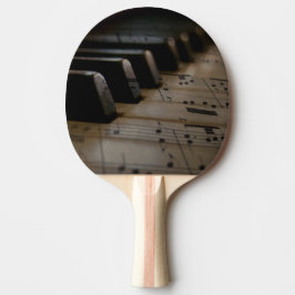 Klaviertasten für antike Musik Tischtennis Schläger