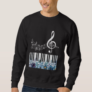 Klaviertasten für Pianisten, Musiklehrer und T Sweatshirt