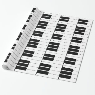 Klaviertasten Geschenkpapier