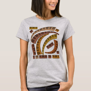 Klaviertasten Kurveter T - Shirt