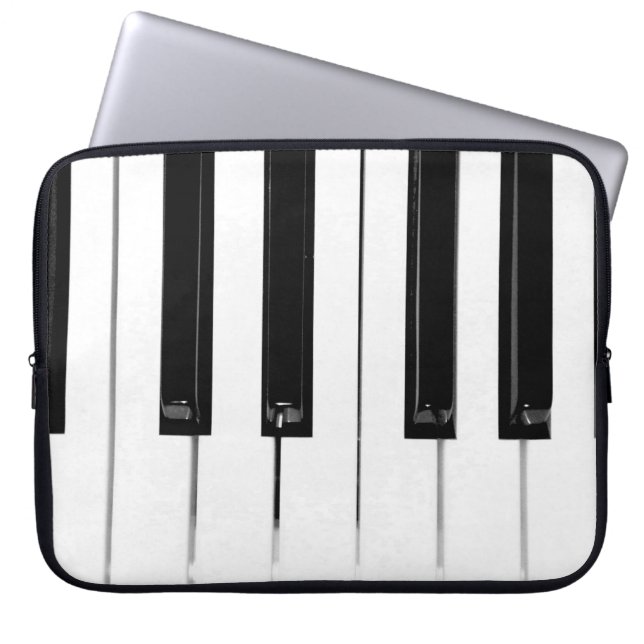 Klaviertasten Laptopschutzhülle (Vorderseite)