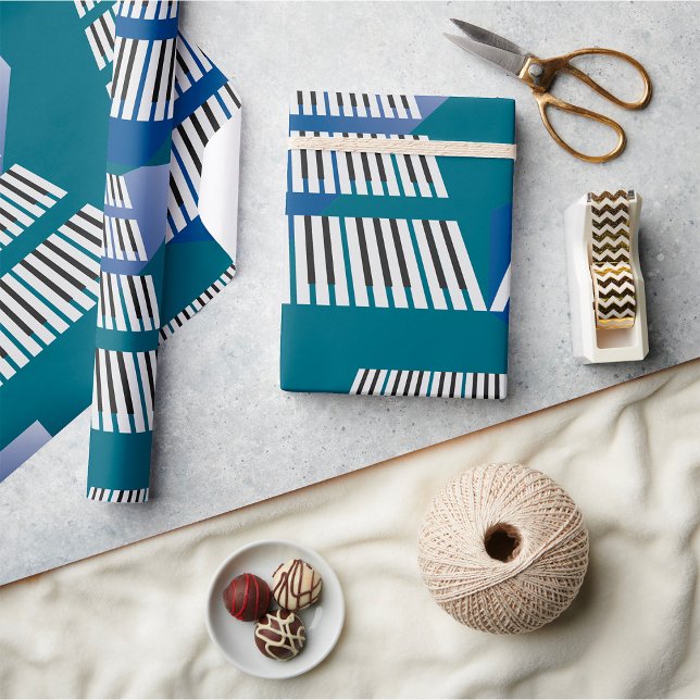 Klaviertasten Musikumschlagpapier Geschenkpapier (Von Creator hochgeladen)