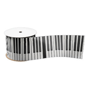 Klaviertasten Satinband
