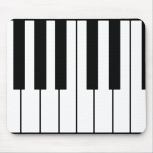 Klaviertasten zum Thema Musik Mousepad