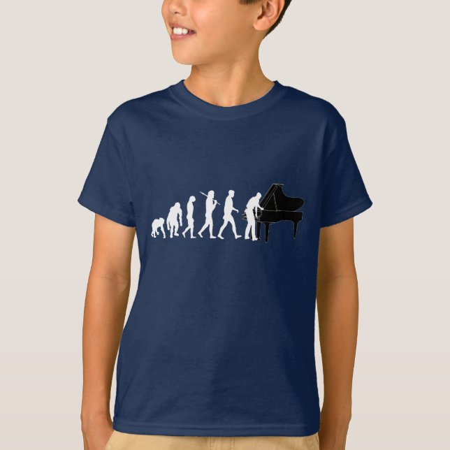 Klaviertuners Flügelsbaby-Flügelsgeschenke T-Shirt (Vorderseite)